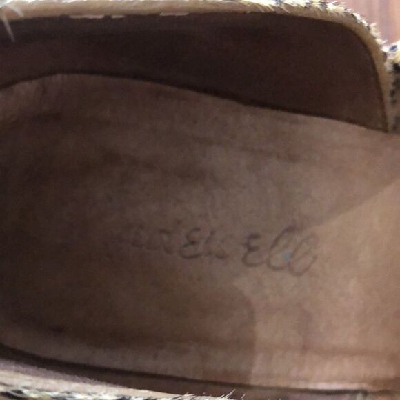 Madewell Brady Low cowboy Booties leopard cheetah fur. 39 1/2 - Picture 2 of 8